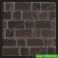 PBR wall bricks old texture 0002